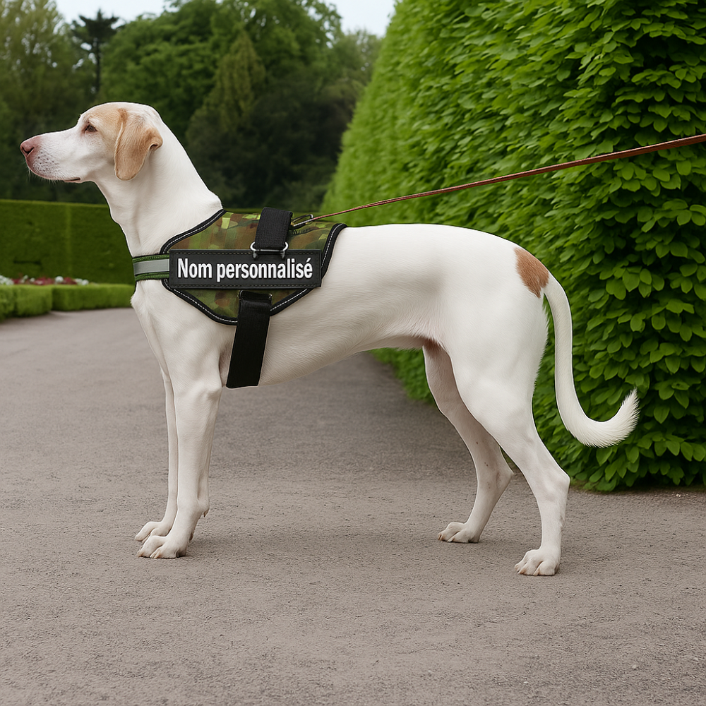 Personalised dog harness – adjustable and anti-strangulation