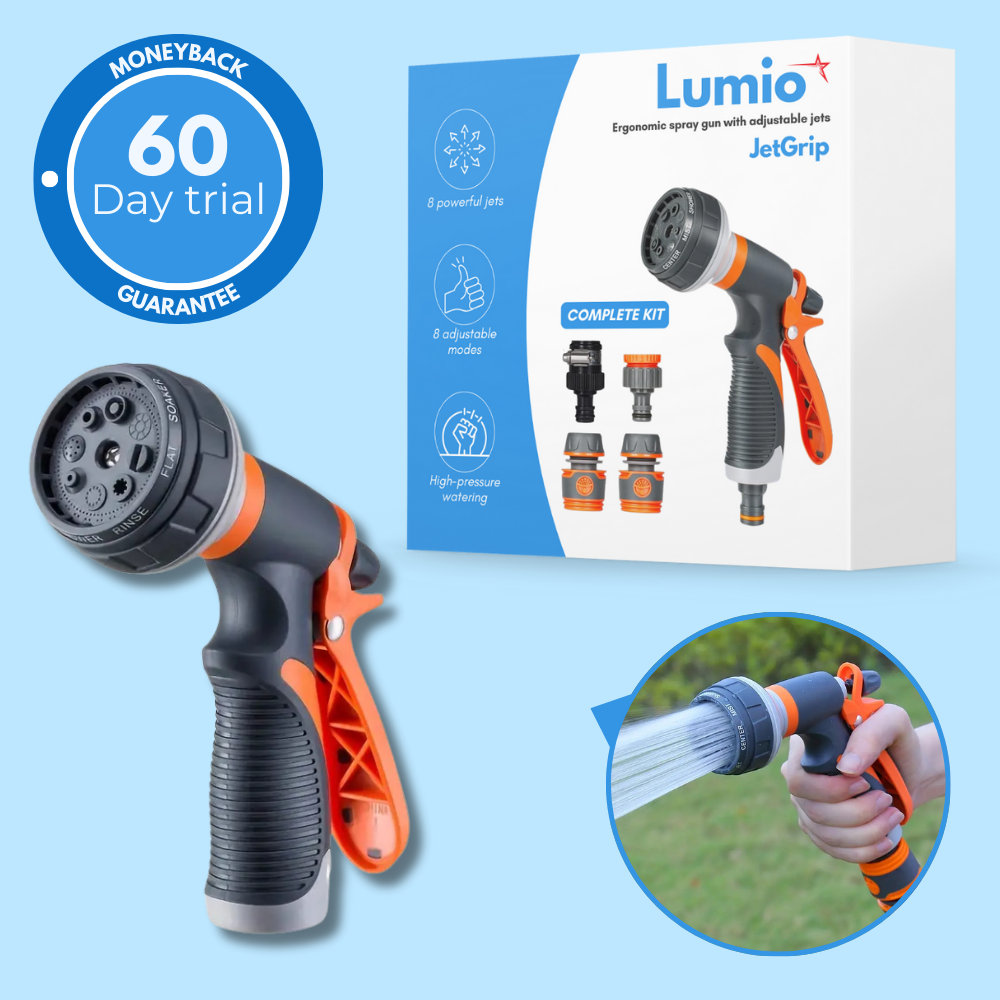 JetGrip - Ergonomic spray gun with adjustable jets