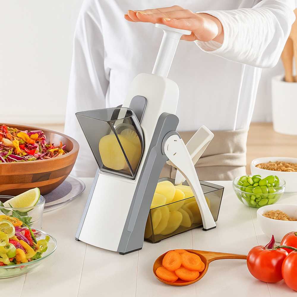 ChopMaster – Multifunction Manual Mandoline in Stainless Steel