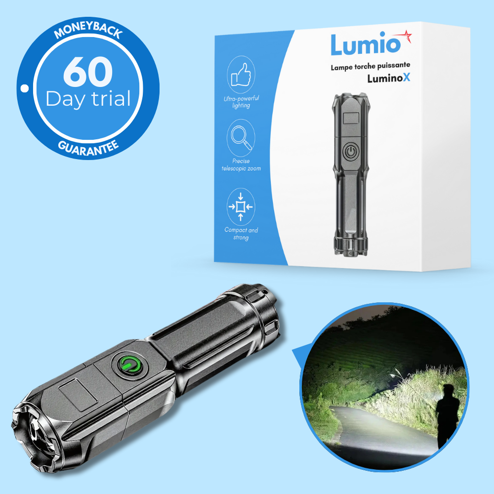 LuminoX - Powerful torch with telescopic zoom