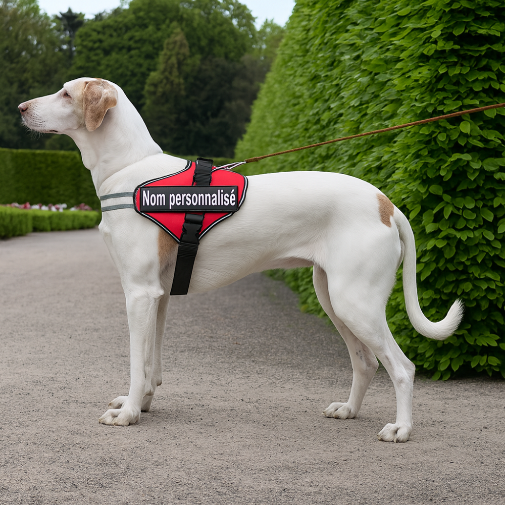 Personalised dog harness – adjustable and anti-strangulation