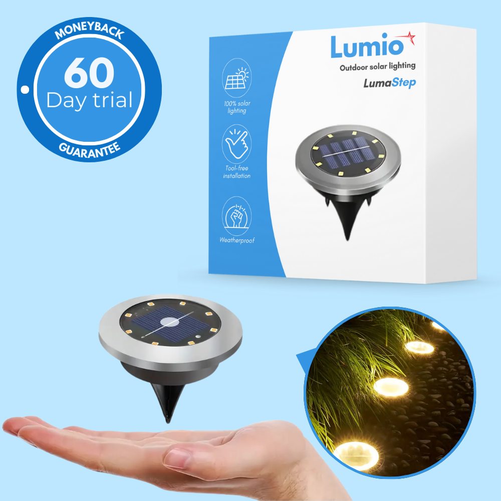 LumaStep - Outdoor solar lighting for steps and kerbs