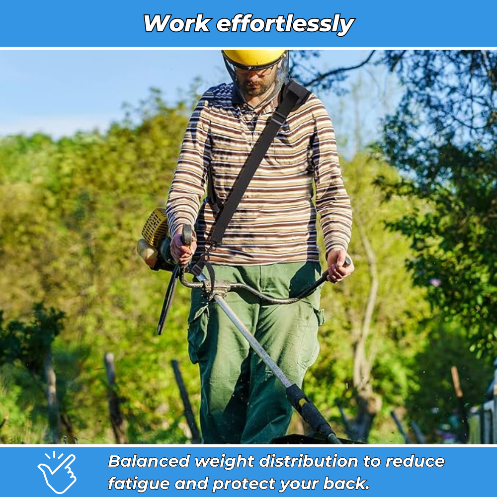 Adjustable Harness Strap for Brush Cutter, Comfort and Weight Distribution