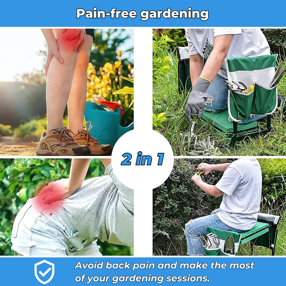 Gardening bench - Work without pain, enjoy without effort