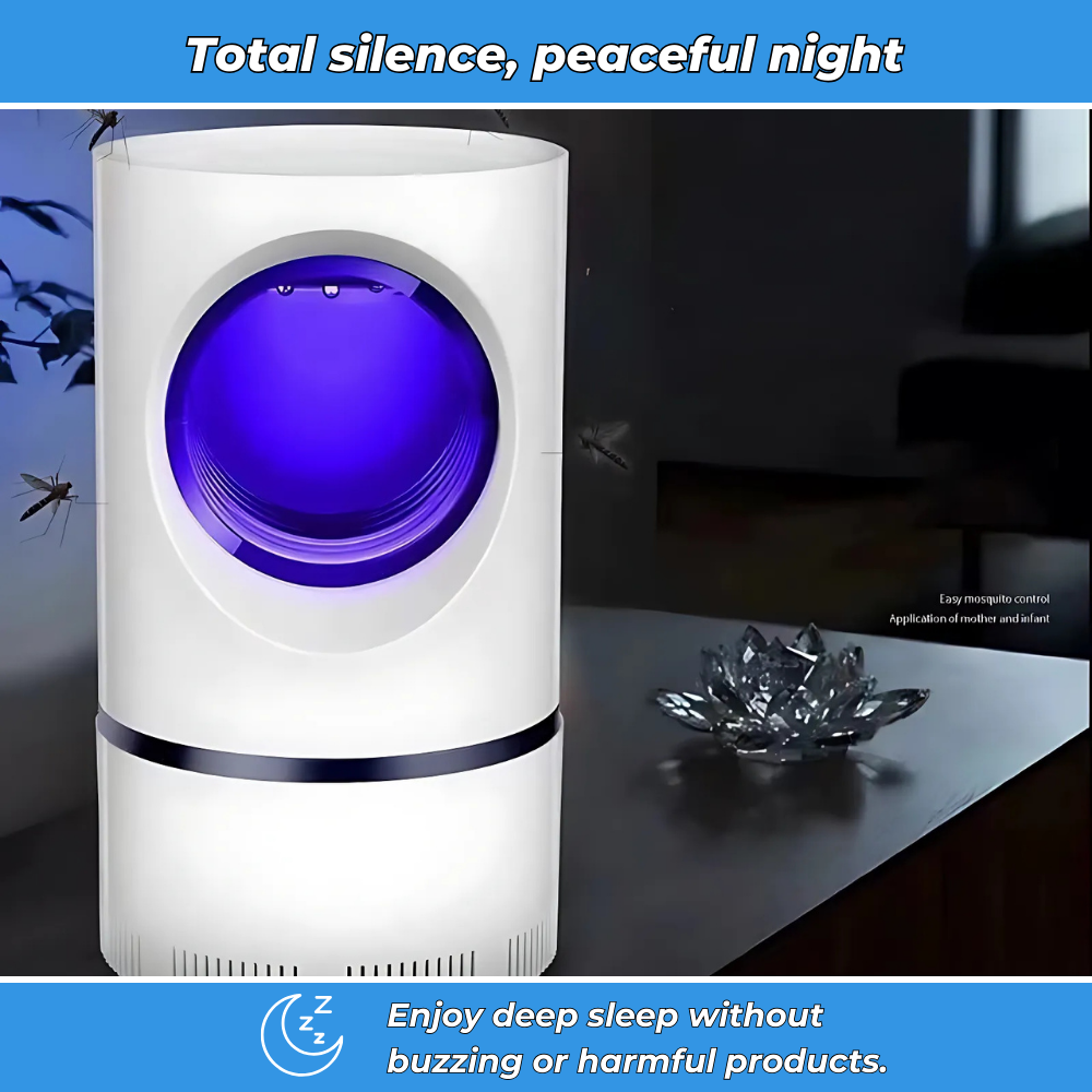Powerful, silent mosquito repellent siphon lamp
