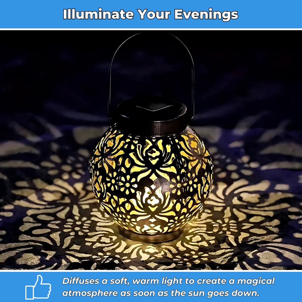 Decorative & Waterproof Hanging Solar Lantern