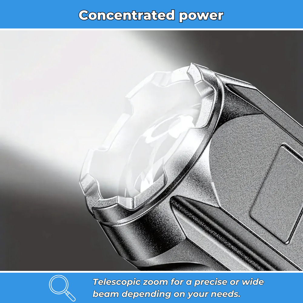 LuminoX - Powerful torch with telescopic zoom