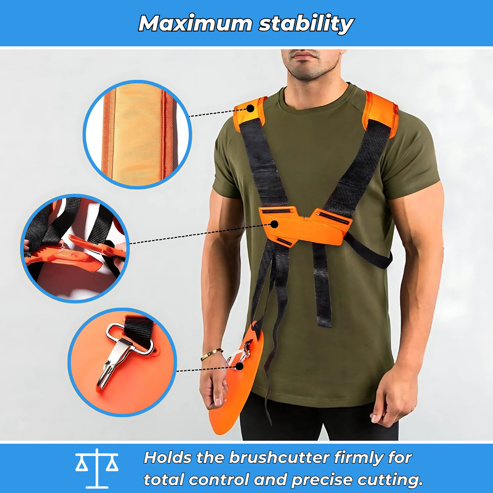 Heavy-Duty Brush Cutter Harness