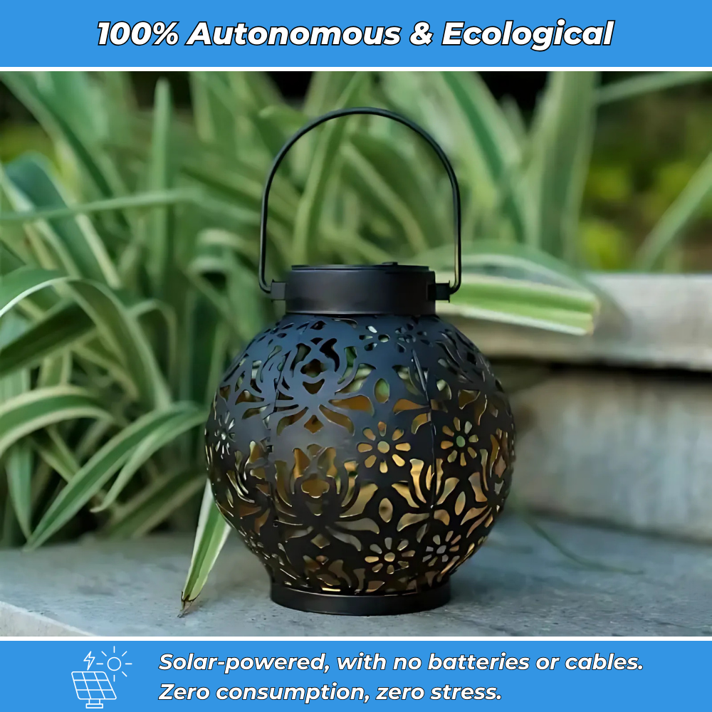 Decorative & Waterproof Hanging Solar Lantern