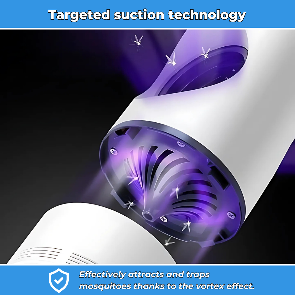 Powerful, silent mosquito repellent siphon lamp