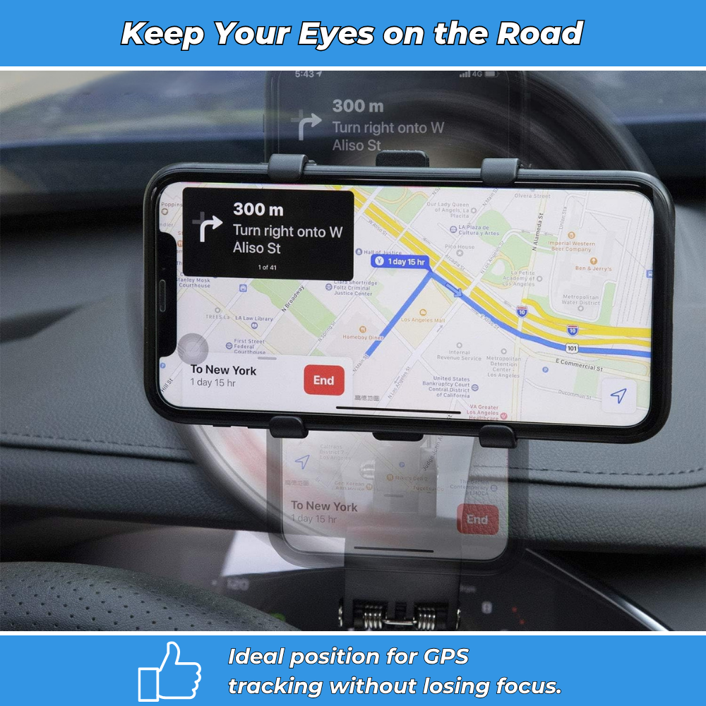 ClipHold – Phone Holder with Clip Fixing for Dashboard