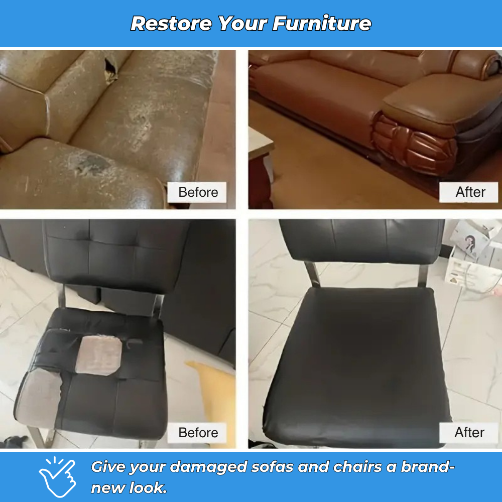 Leather Repair Patch 50x100cm – Self-Adhesive Sofa, Chair & Bike Saddle Repair