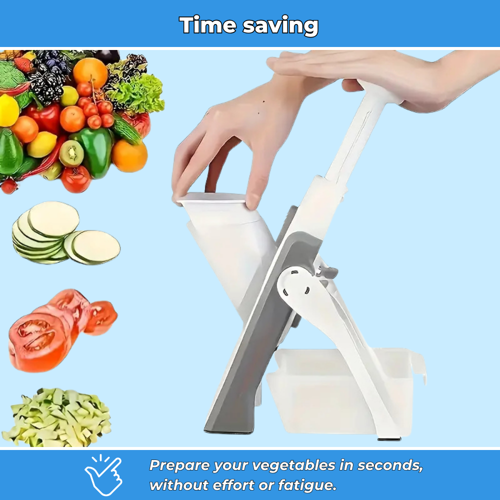 ChopMaster – Multifunction Manual Mandoline in Stainless Steel