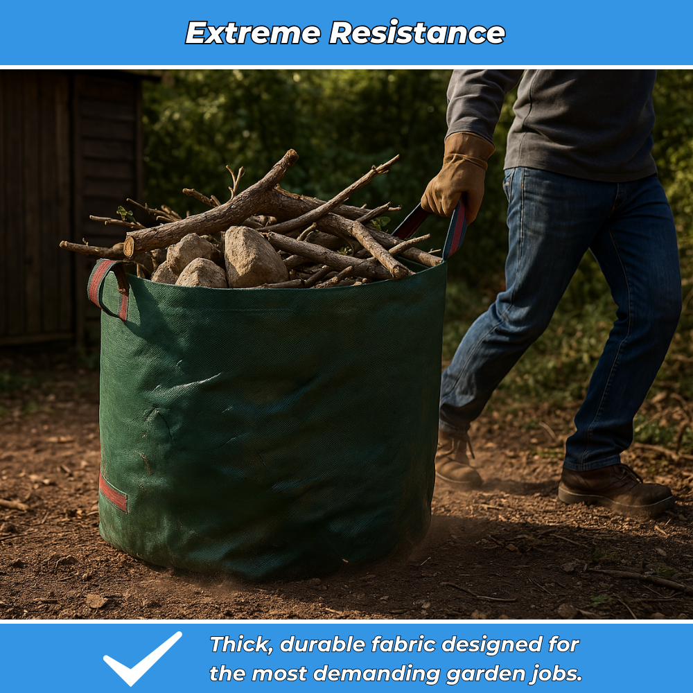 Heavy-duty garden bag for green waste
