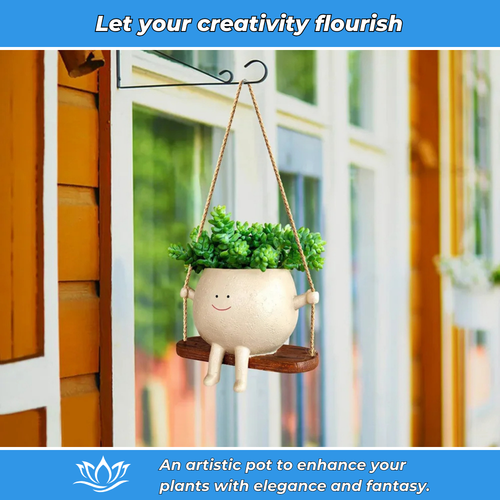 Designer hanging flower pot for a unique look