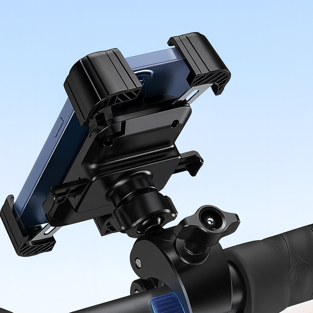 360° bicycle phone mount – Universal shockproof handlebar mount