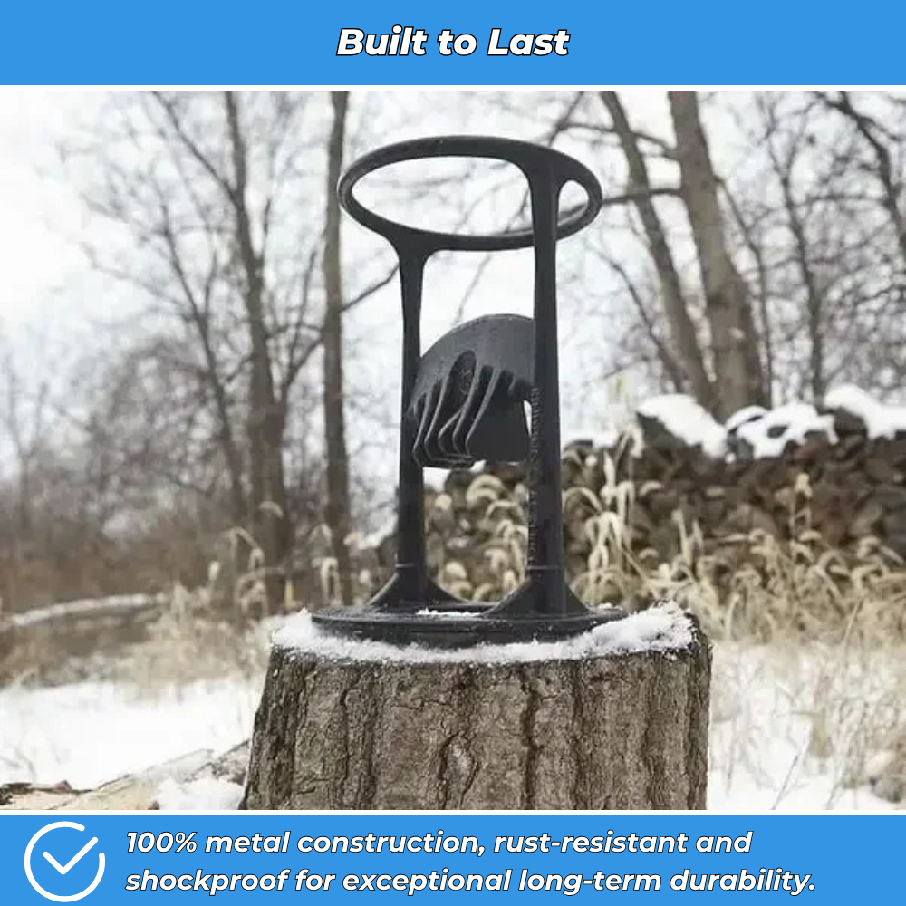 Manual Log Splitter in Manganese Steel – Heavy-Duty & Safe Wood Splitter for Firewood