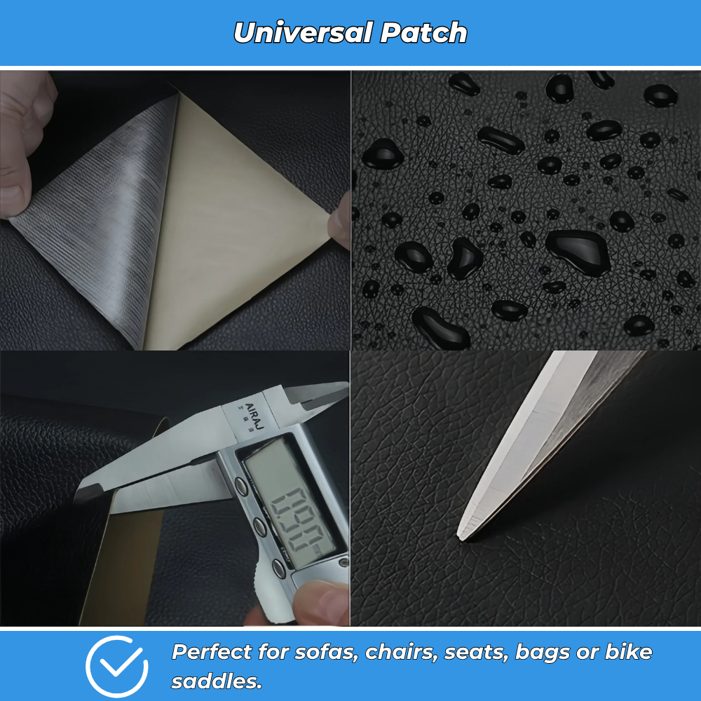 Leather Repair Patch 50x100cm – Self-Adhesive Sofa, Chair & Bike Saddle Repair