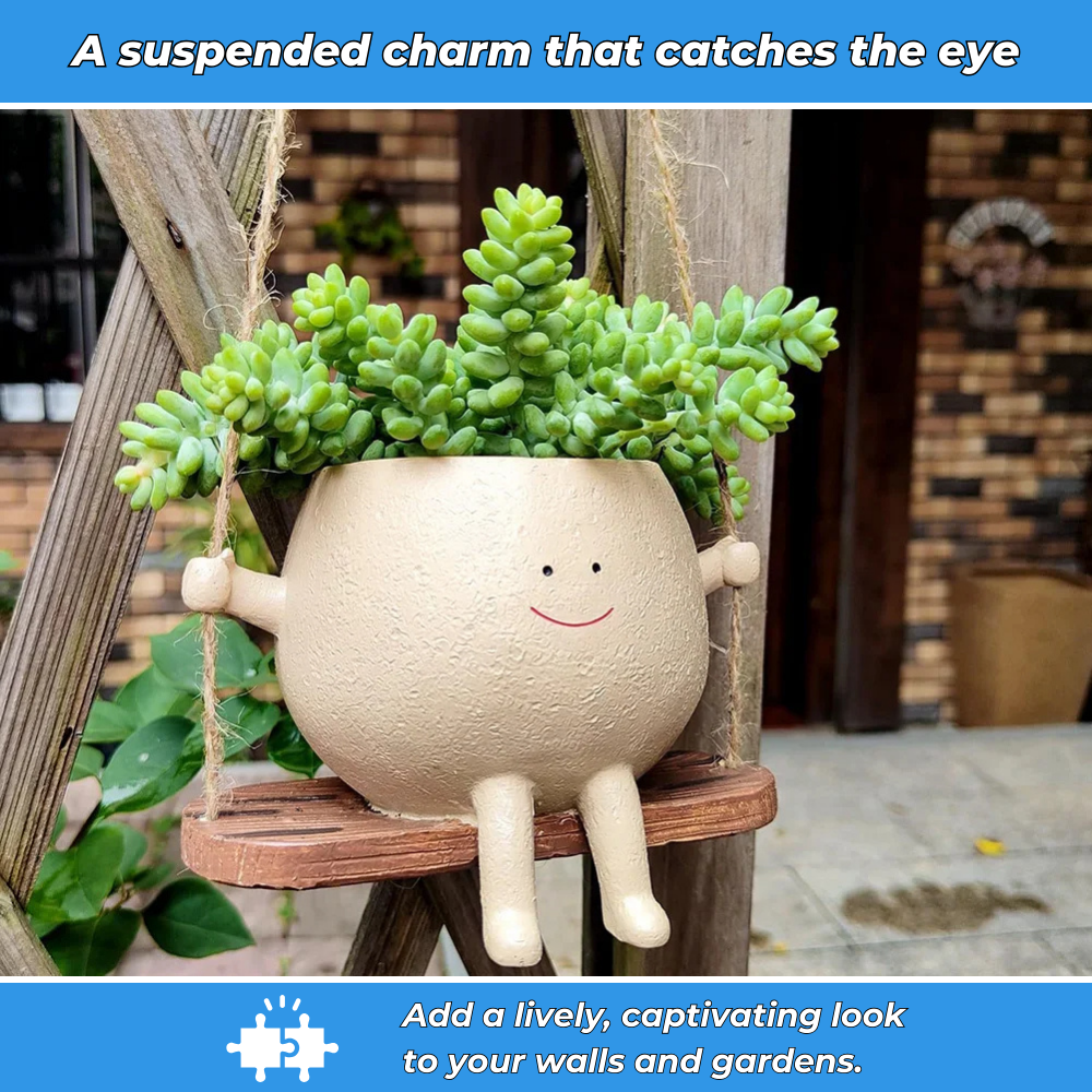 Designer hanging flower pot for a unique look
