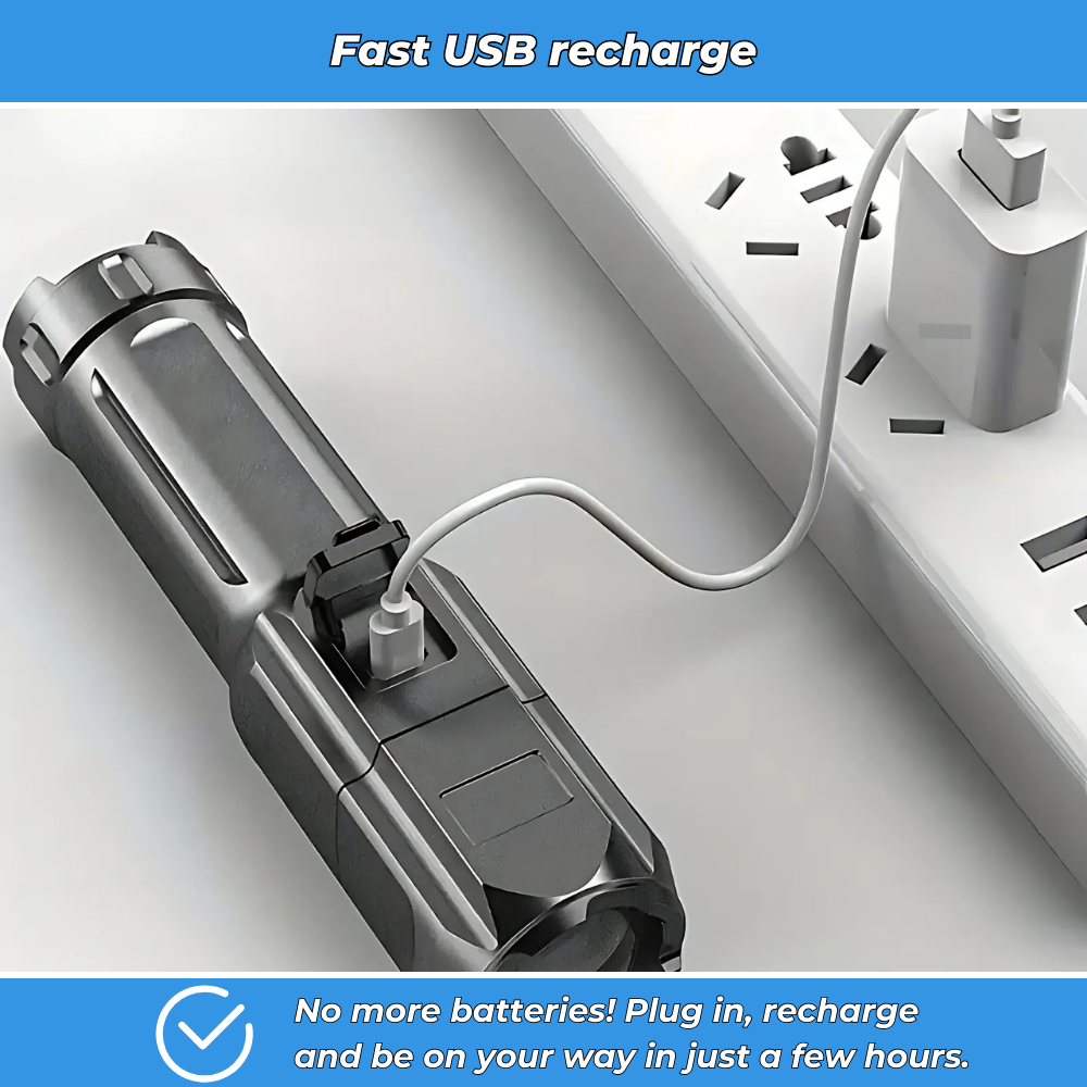 LuminoX - Powerful torch with telescopic zoom