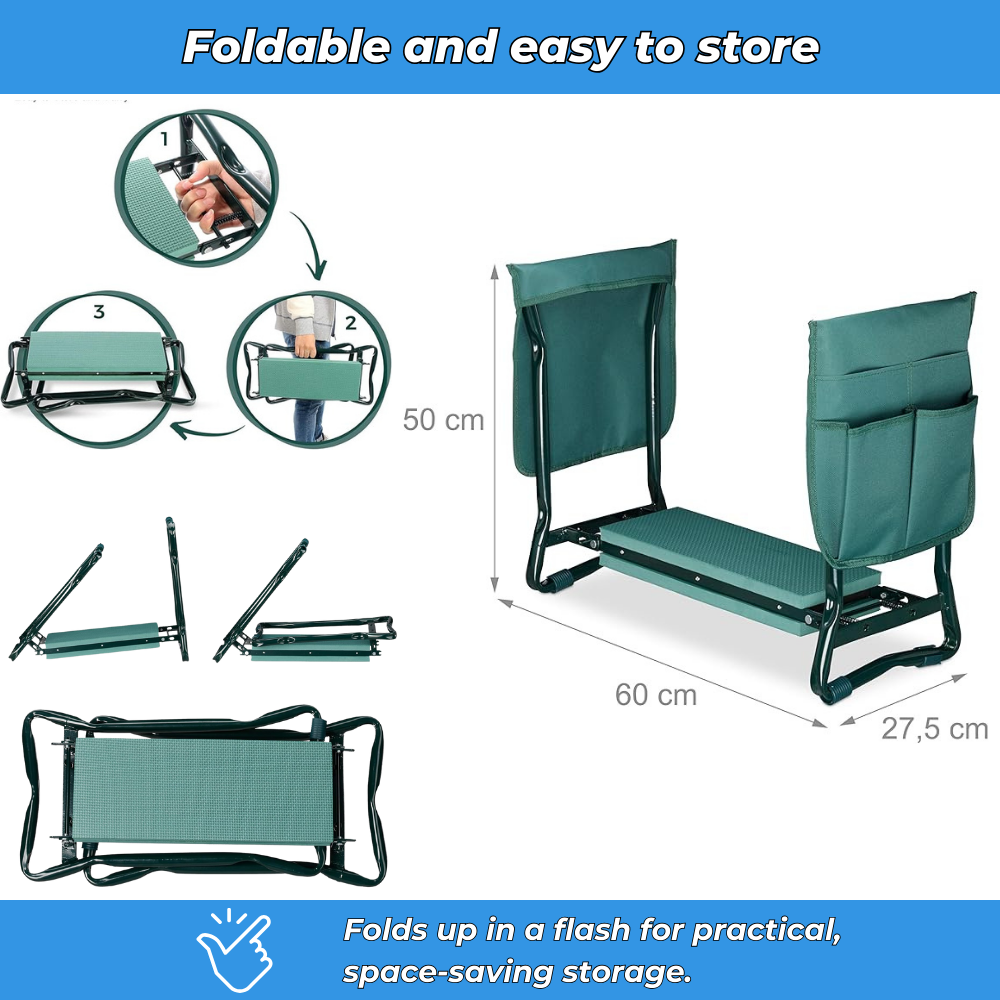 Gardening bench - Work without pain, enjoy without effort