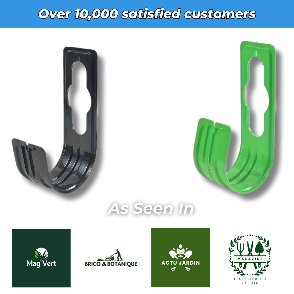 Extendable metal wall-mounted hose rack