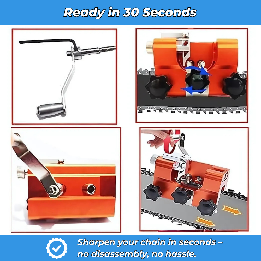 Manual Chainsaw Chain Sharpener