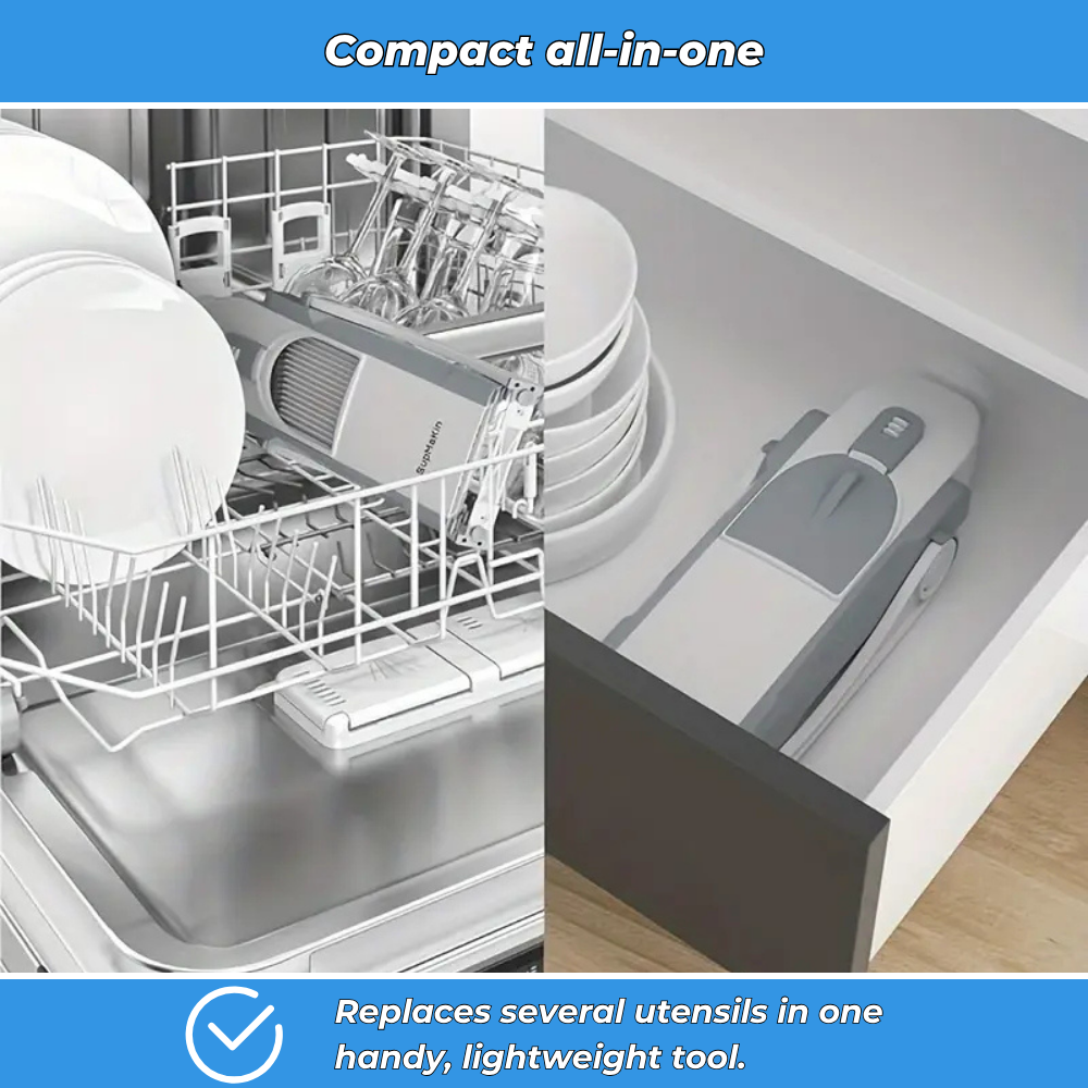 ChopMaster – Multifunction Manual Mandoline in Stainless Steel
