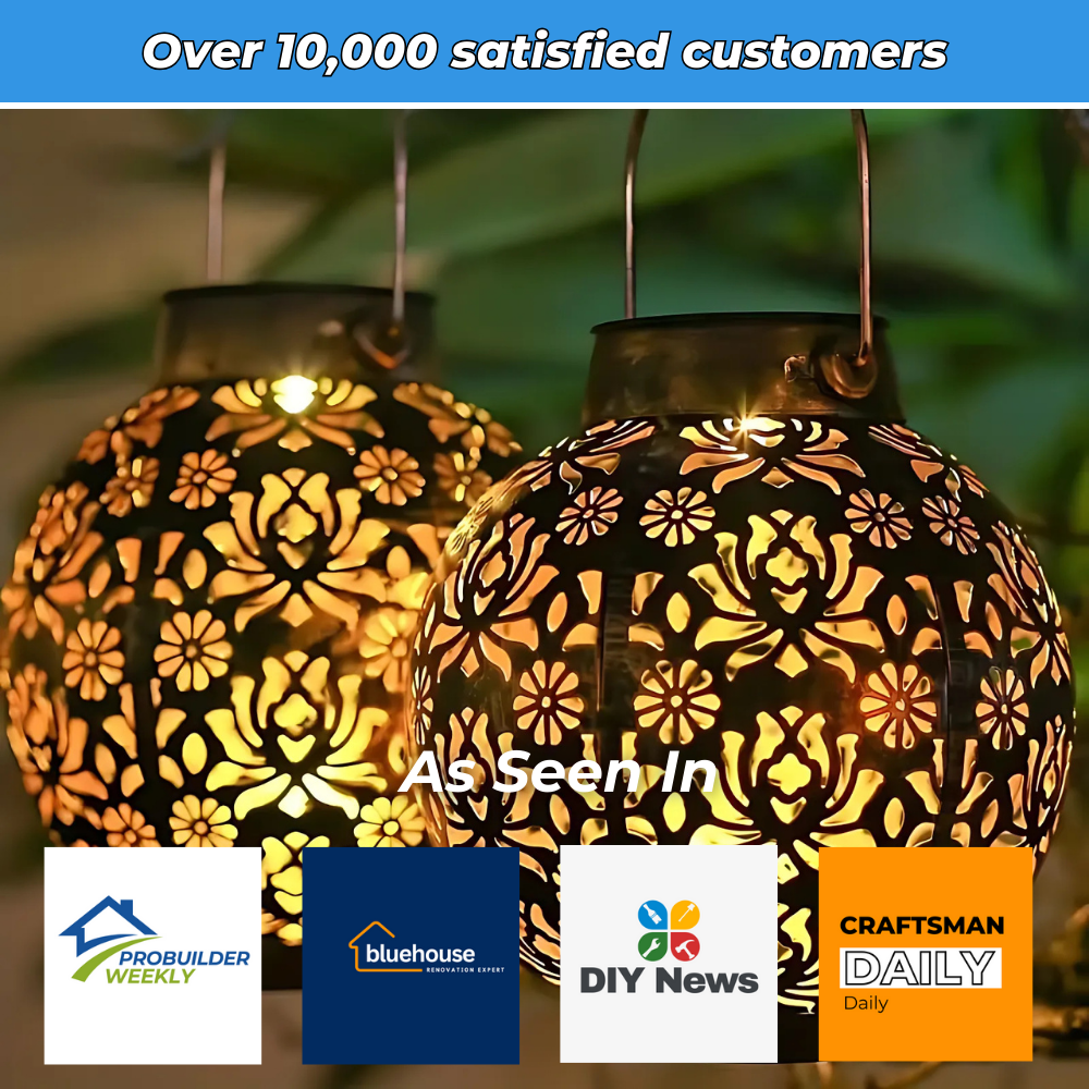 Decorative & Waterproof Hanging Solar Lantern