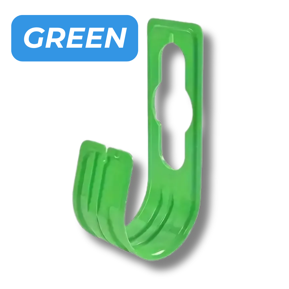Extendable metal wall-mounted hose rack