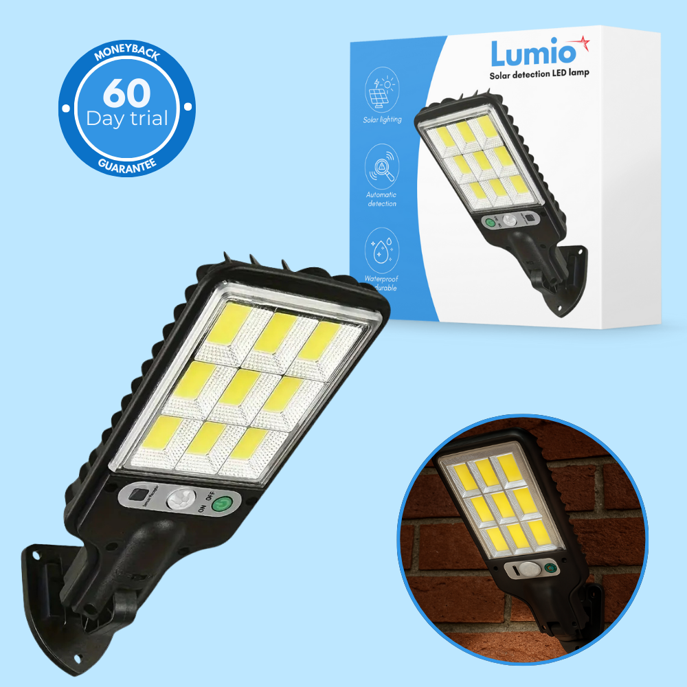 Solar LED detection lamp