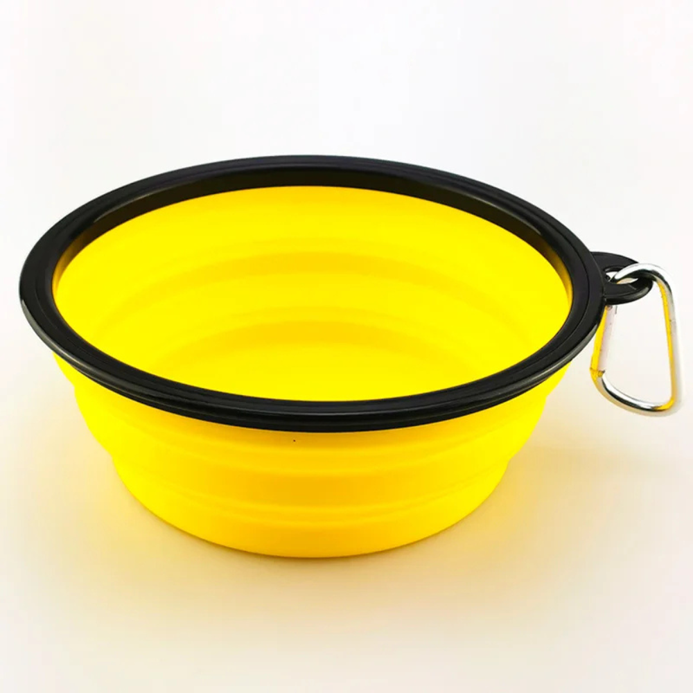 Foldable bowl for dogs and cats