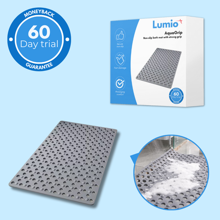 AquaGrip™ Non-Slip Shower Mat | Anti-Slip Bath Mat with Strong Grip for Bathroom Safety