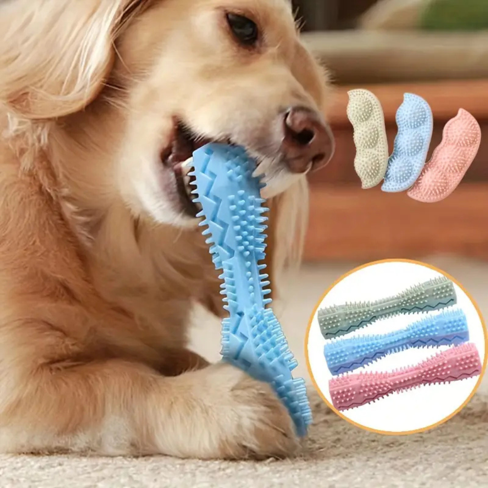 Soft Rubber Molar Chew Stick for Dogs