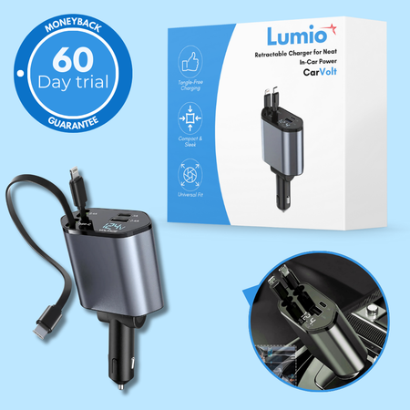 CarVolt – Retractable Charger for Neat In-Car Power