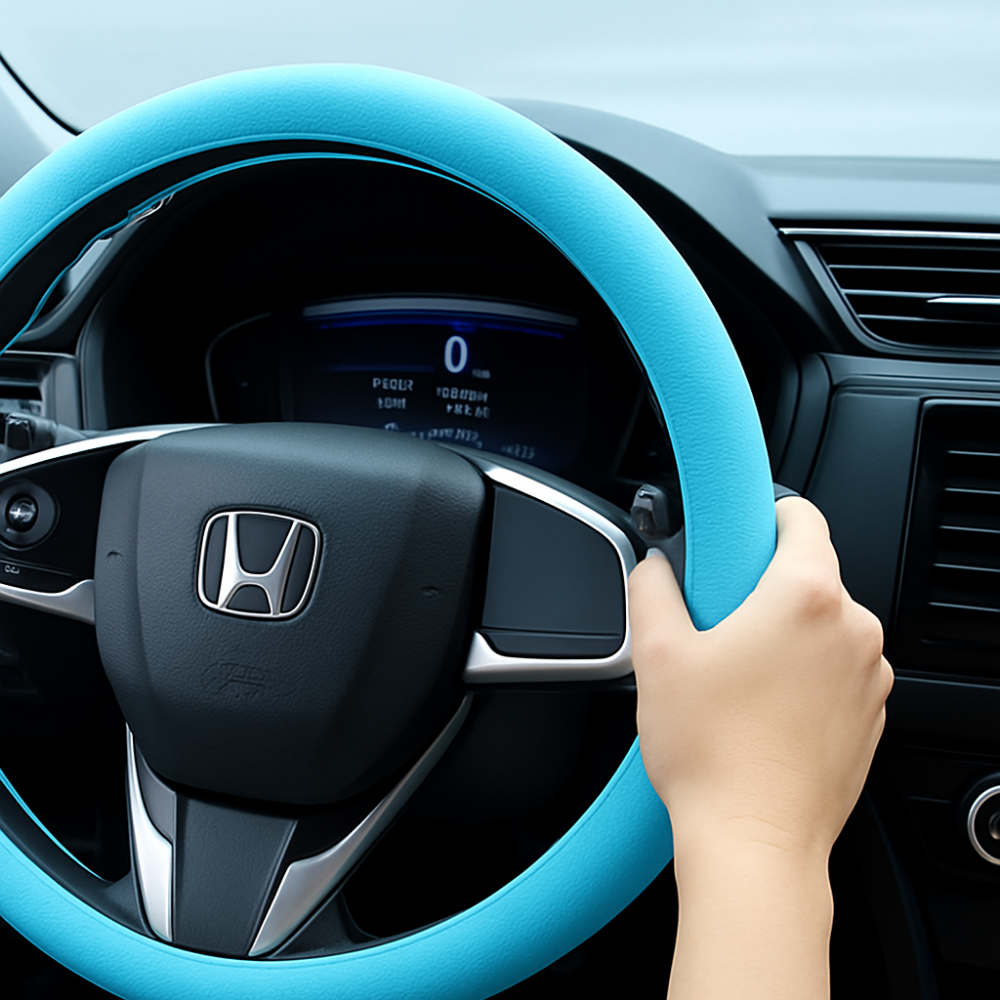 SteerGrip – Non-Slip Silicone Steering Wheel Cover