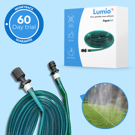 AquaJet - Garden sprinkler hose with water jets