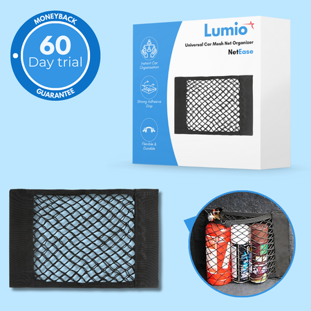 NetEase – Universal Car Mesh Net Organizer with Adhesive Backing