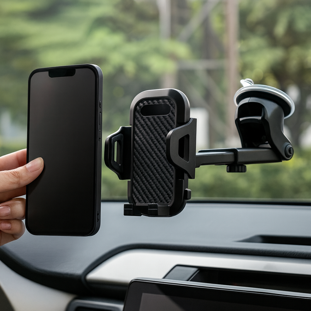 Auto360 PRO – Universal 360° Suction Car Phone Holder for Dashboard