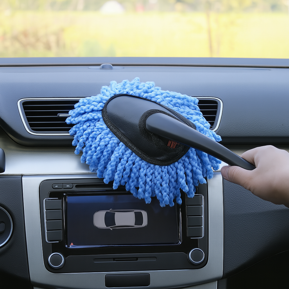 Soft anti-dust car brush
