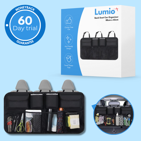 Back Seat Car Organizer with Spill-Resistant Design
