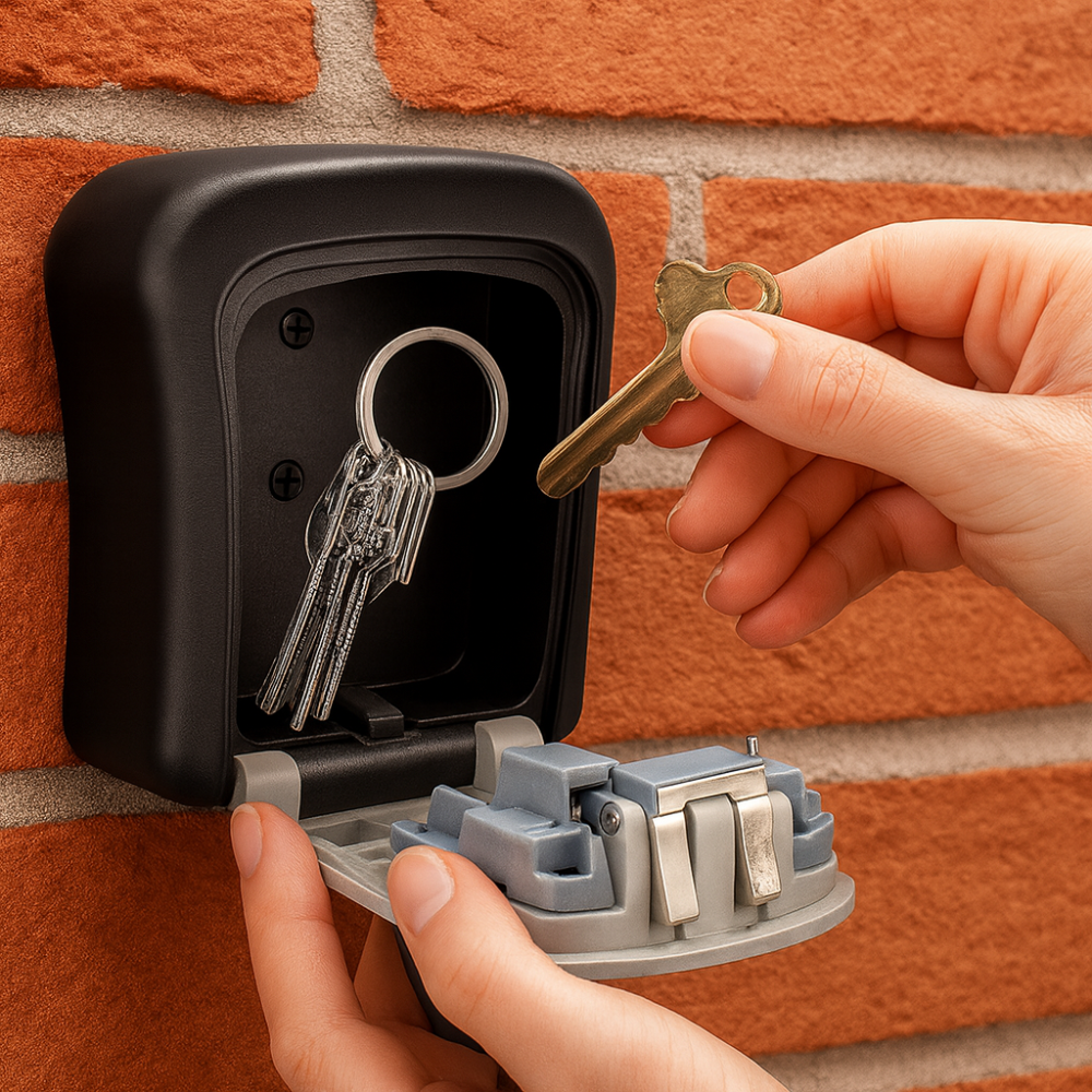 AirLock’PRO – Secure Outdoor Wall-Mounted Key Box with 4-Digit Code