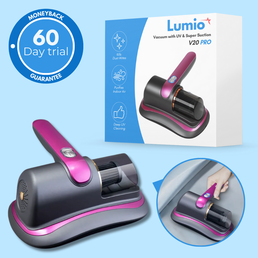 V20 PRO – Handheld Dust Mite Vacuum with UV &amp; Super Suction