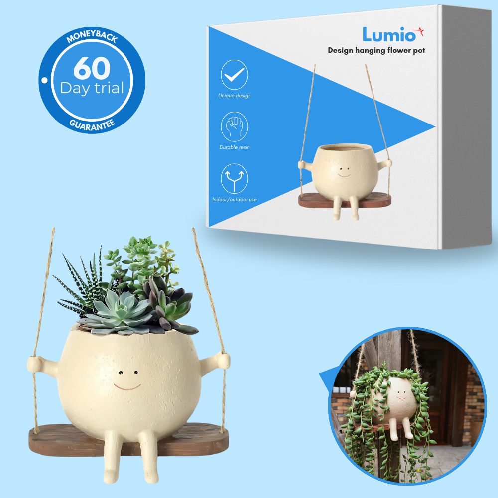 Designer hanging flower pot for a unique look