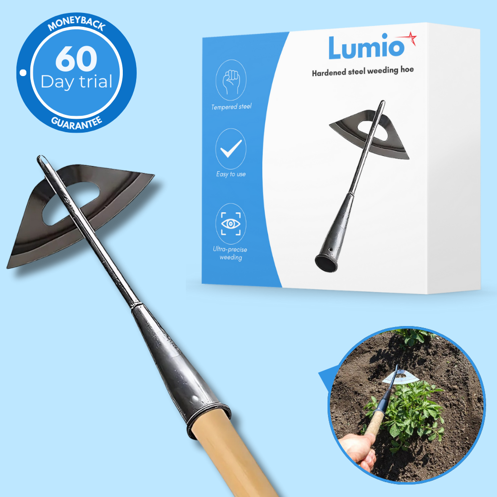 Robust steel weeding hoe