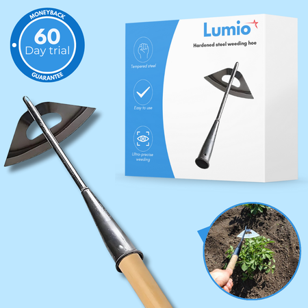Robust steel weeding hoe