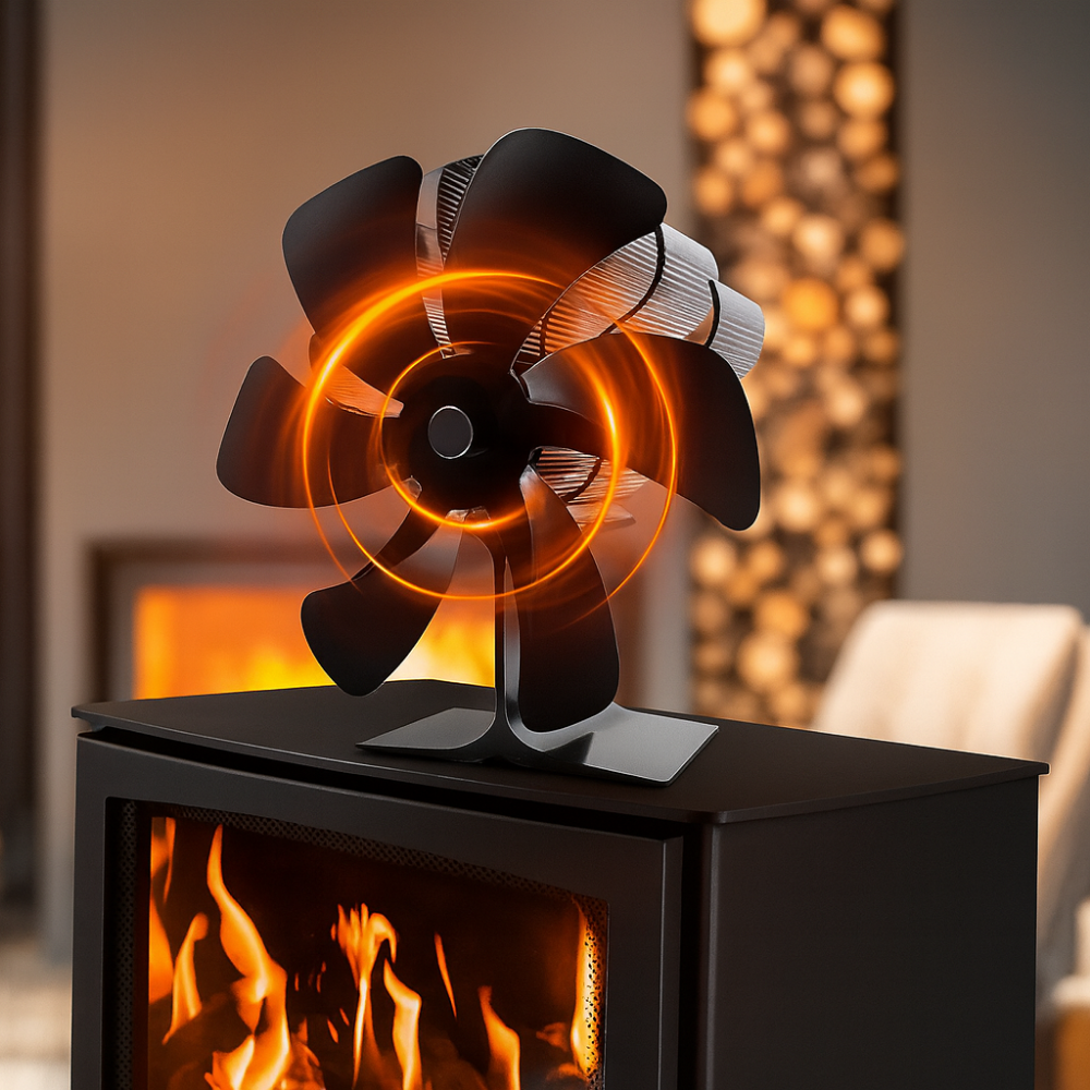 HeatBoost | Silent Stove Fan | Efficient Heat Distribution