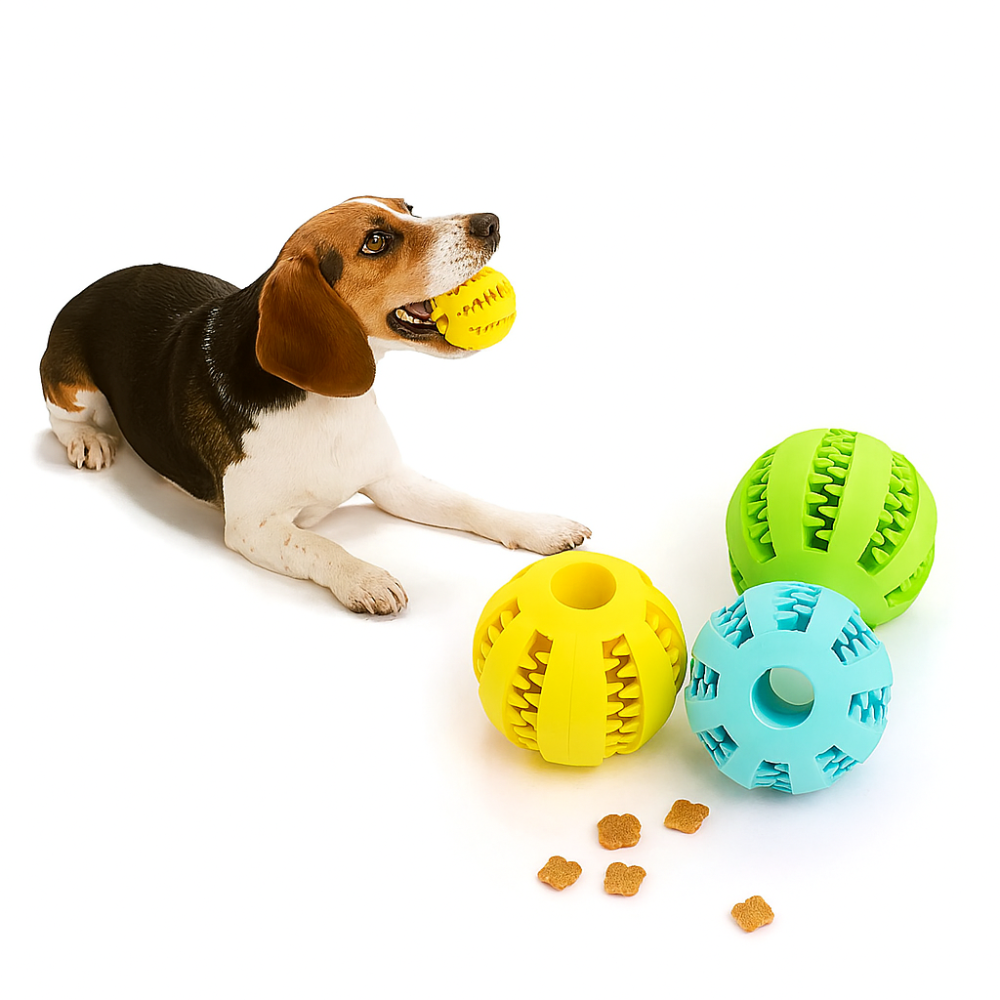 Rubber Chew Ball for Dogs