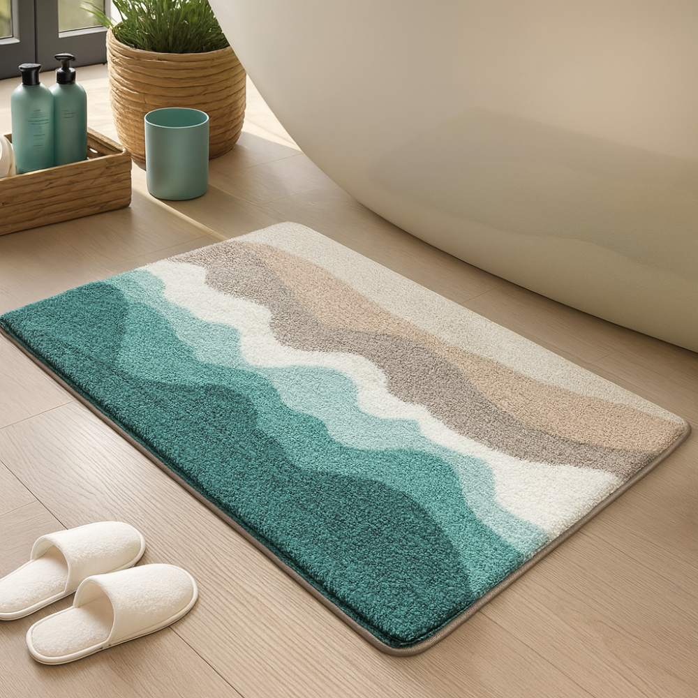 Non-slip beach bath mat