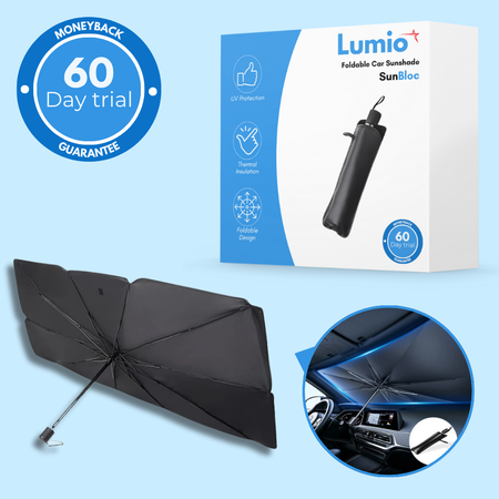 SunBloc – Foldable Car Sunshade, Thermal &amp; UV Protection